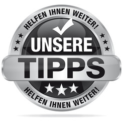 Fototapeta premium Unsere Tipps! Helfen Ihnen weiter!