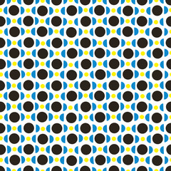 seamless pattern abstract circles. 抽象的な円形パターン