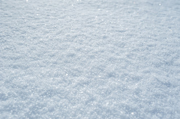 Obraz premium High detailed surface of winter snow