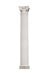 isolated column on a white background
