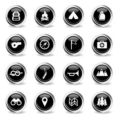 Boy scout simply icons