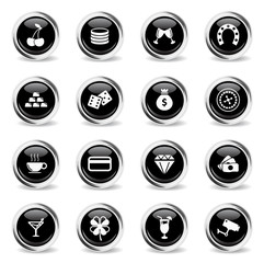 Casino simply icons