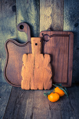 Empty cutting boards