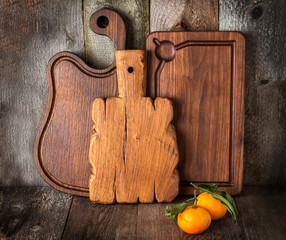 Empty cutting boards
