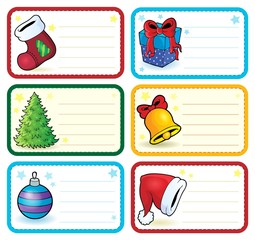 Christmas name tags collection 4