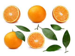 Set of oranges