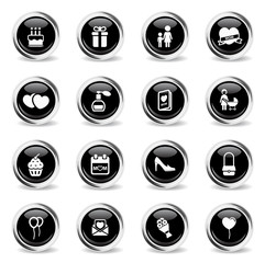 Mothers day simply icons