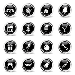 New year simply icons