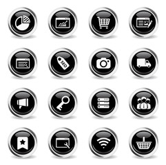 SEO and development simply icons