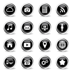 Social media simply icons