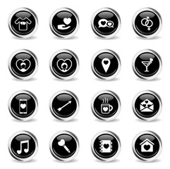 Valentines day simply icons