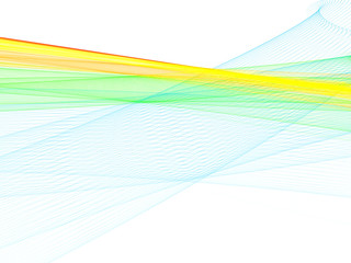 Abstract digitally generated light image with copyspace