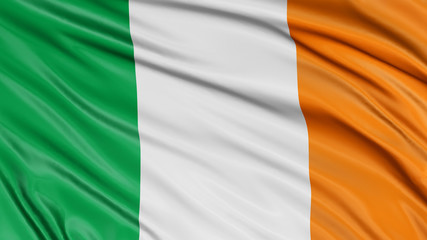 Obraz premium 3D Irish flag