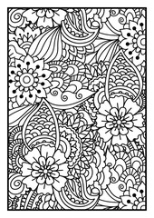 Black and white pattern. 