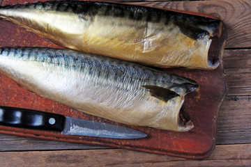 Smoked Mackerel on board