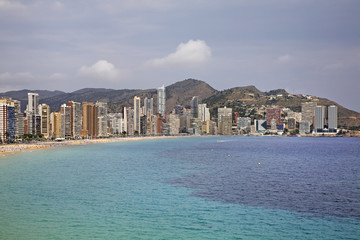 Fototapeta premium View of Benidorm. Spain