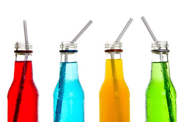 close up cool colorful drink