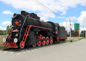 Obraz premium Паровоз Л3451