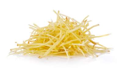  slice ginger on white background