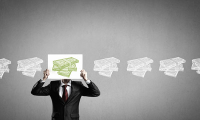 Dollar money concept