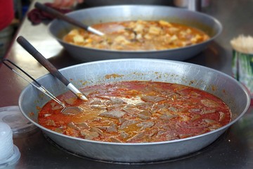 Spicy Duck Blood Soup