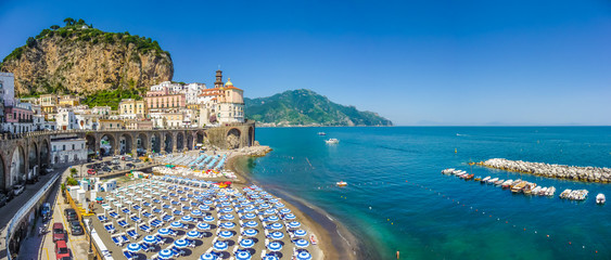 Town of Atrani, Amalfi Coast, Campania, Italy