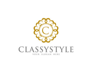 Classy style with letter C Logo 004