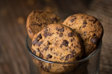 Close up of Chocolate Chip Cookies