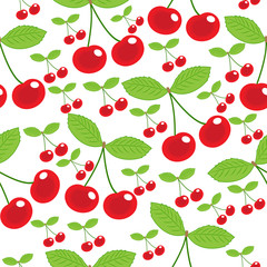 Cherry seamless pattern