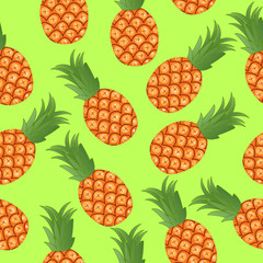 pineapple seamless pattern