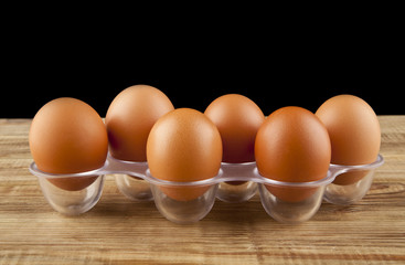 Chicken eggs
