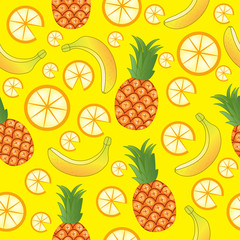 multifruit seamless pattern