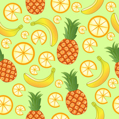 multifruit seamless pattern