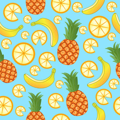 multifruit seamless pattern