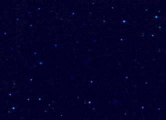 Night sky with stars