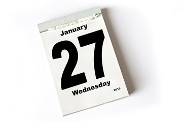 27. January 2016