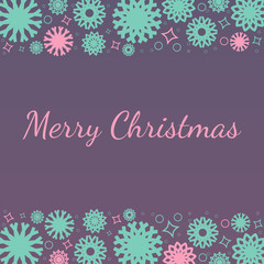 christmas snowflake border