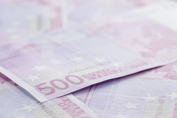 five hundred euro banknotes