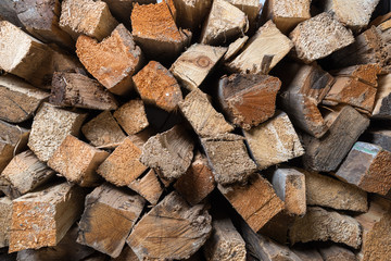 Firewood of different types