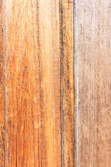 Naklejka premium Old wooden planks surface background
