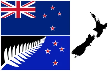 Fotobehang New zealand flag © bertys30