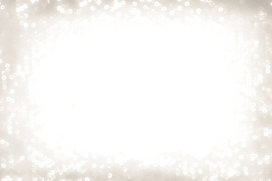 Christmas sparkling silver background with white space on the middle