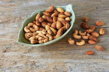  Cashew nuts and Almonds, good source for protein and very preferable as snacks.