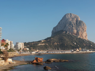 Fototapeta premium Calpe, Penon d'Ilfach