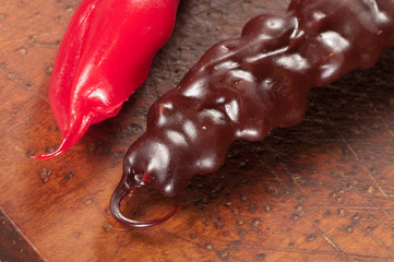 Churchkhela red and brown