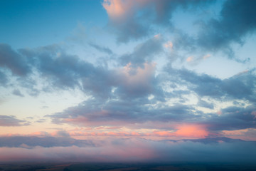 Above the clouds