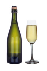 Champagne Bottle Glass