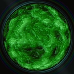 Abstract decorative magic sphere, glass - pattern 