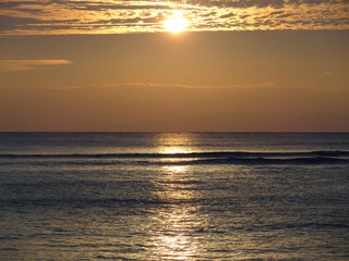 Golden sunset at Andaman and Nicobar Islands, India