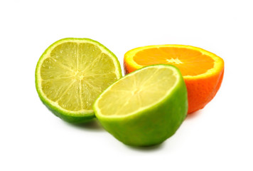 Fresh orange and lemon